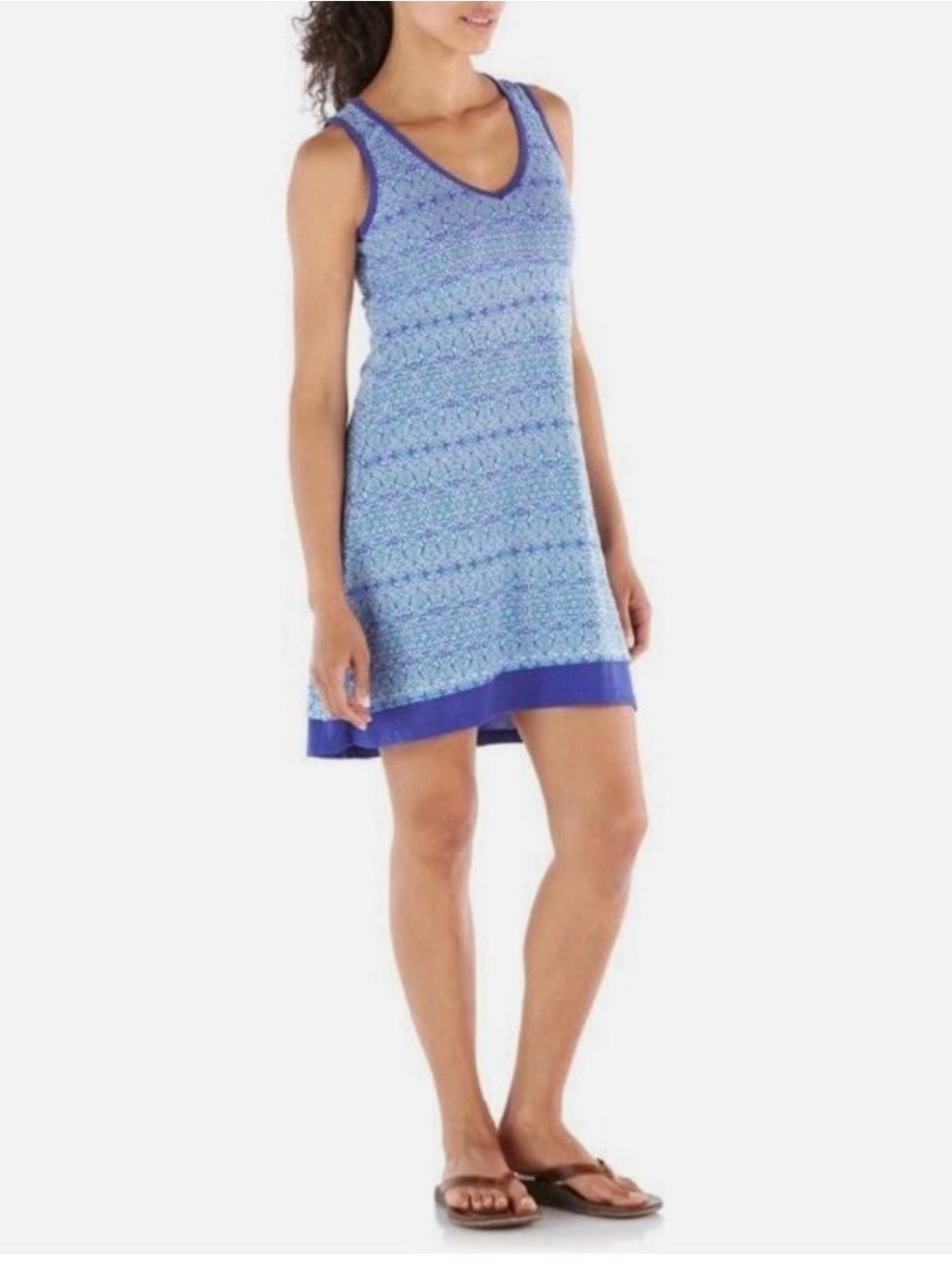 Marmot Larissa Athletic Dress Layered Design Spectrum Blue SPF 30 Women Large